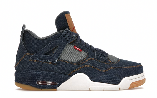 Levi's Denim Blue Jordan 4 Retro