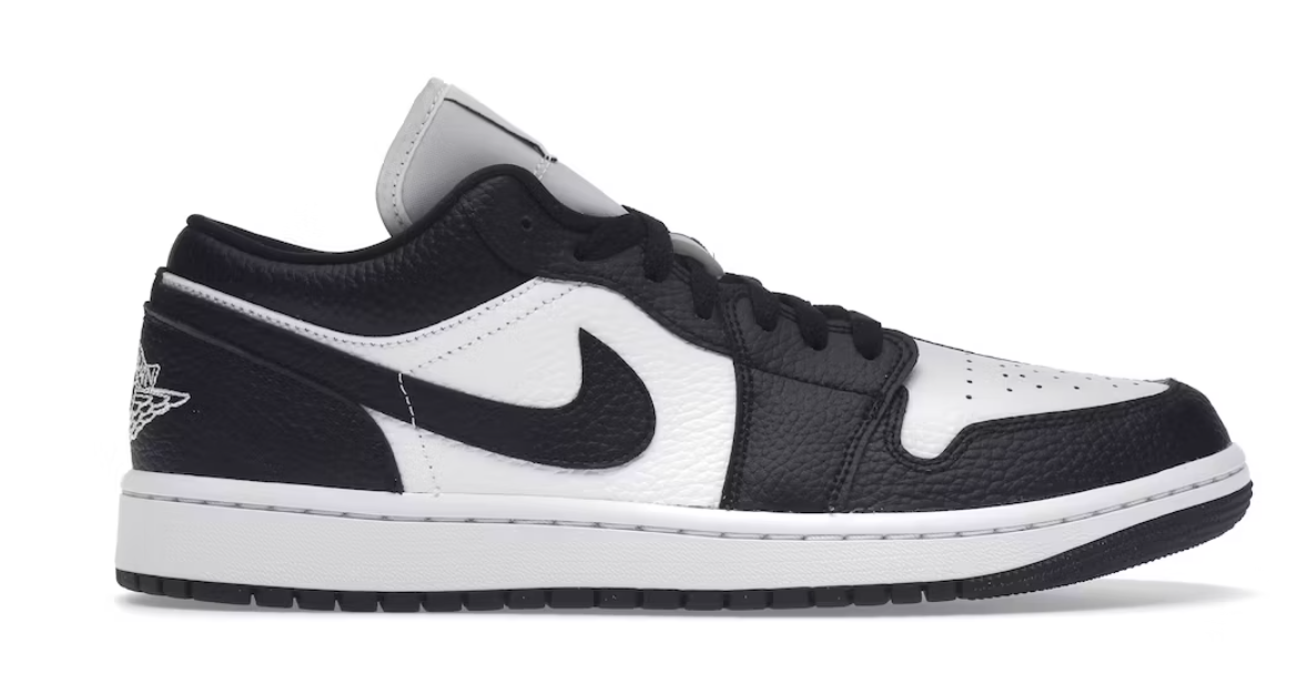 Split White Black Jordan 1 Low