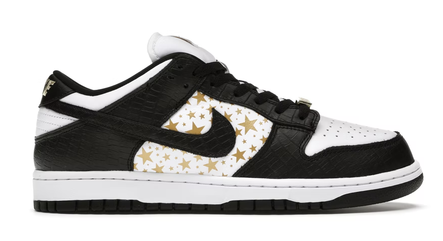 Supreme Black Stars SB Dunk Low