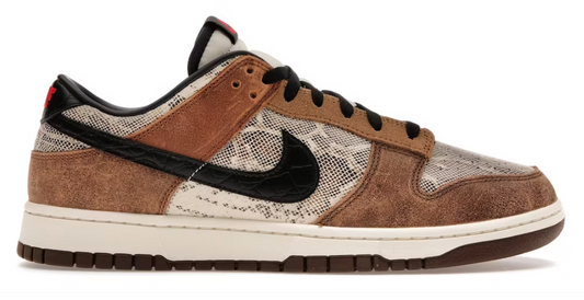 CO.JP Brown Snakeskin Dunk Low