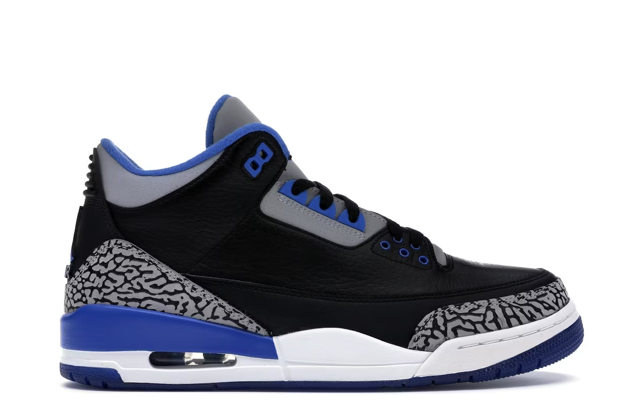 Sport Blue Jordan 3 Retro