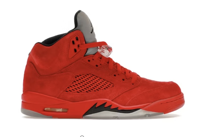 Red Suede Jordan 5 Retro