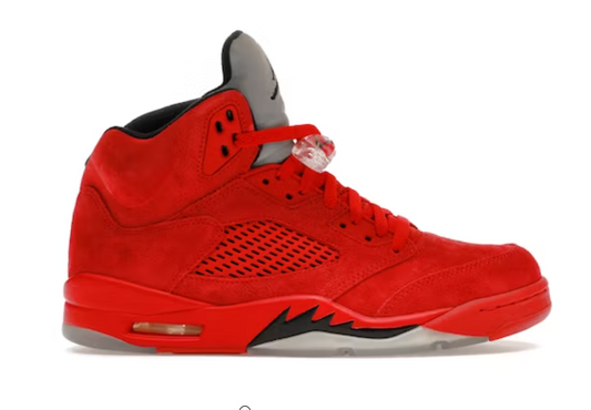 Red Suede Jordan 5 Retro