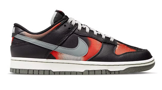 Graffiti Black Red Dunk Low