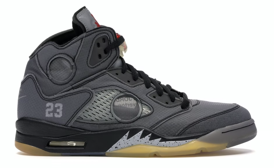 Off White Jordan 5 Black