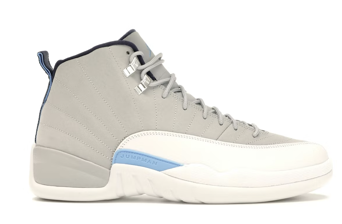 Grey University Blue Jordan 12 Retro