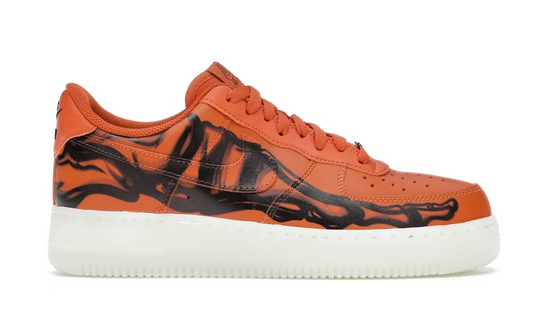 Orange Skeleton Air Force 1
