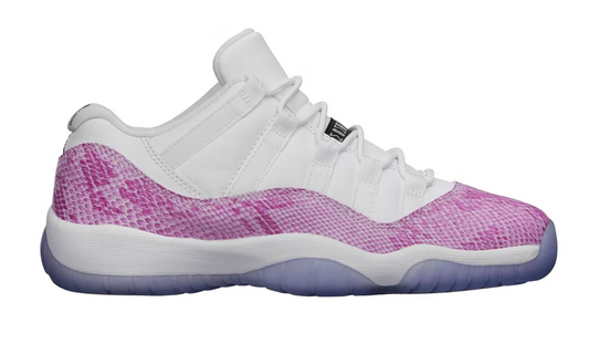 Pink Snakeskin Jordan 11 Retro low