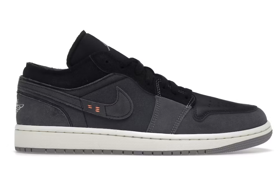 Craft Inside Out Black Jordan 1 Low