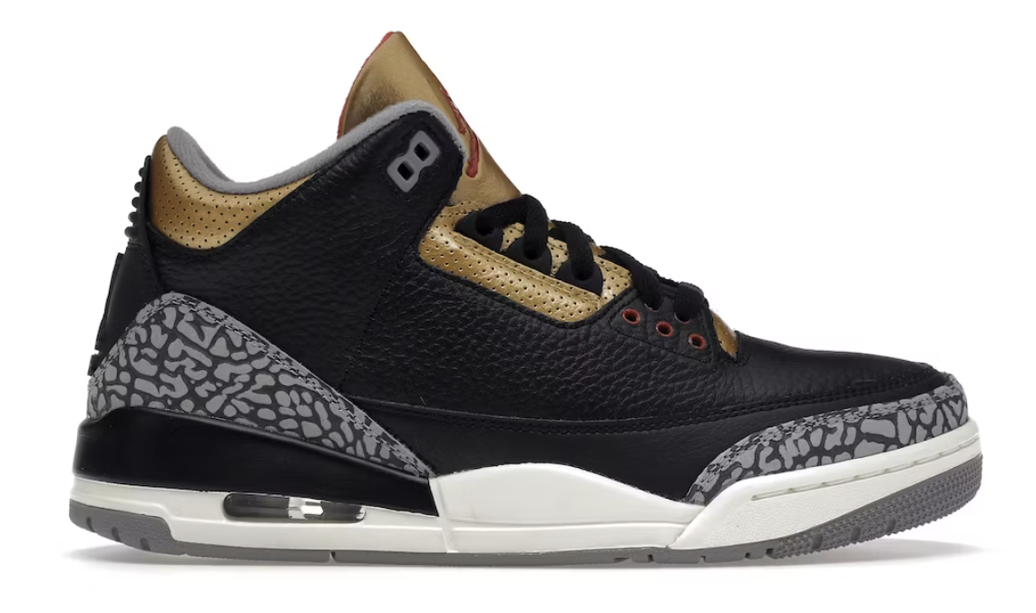 Black Cement Gold (W) Jordan 3 Retro