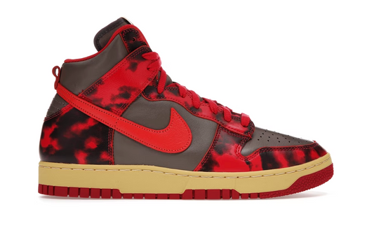 Red Acid Wash Dunk High 1985
