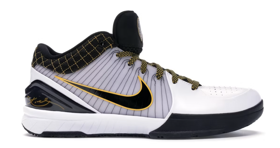 White Black Del Soul Kobe 4 Protro