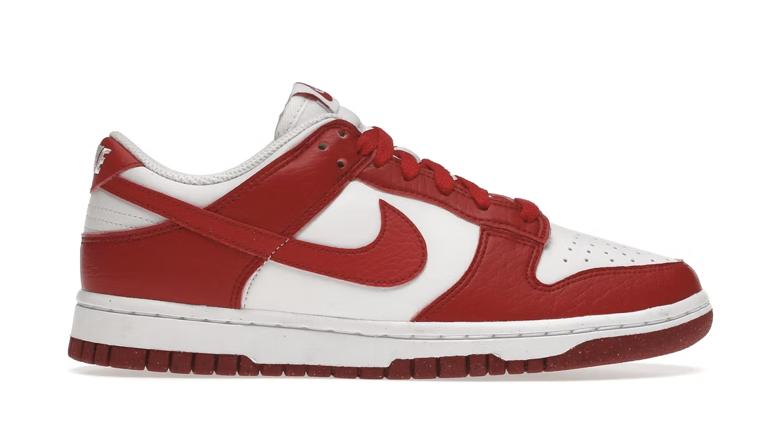 Next Nature White Gym Red Dunk Low
