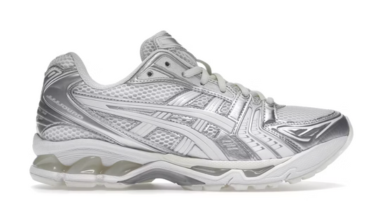 JJJJound Silver White ASICS Gel-Kayano 14