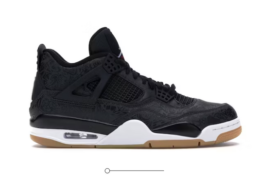 Laser Black Gum Jordan 4 Retro