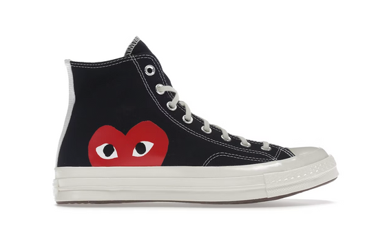 Play Black CDG Chuck Taylor 70 Hi