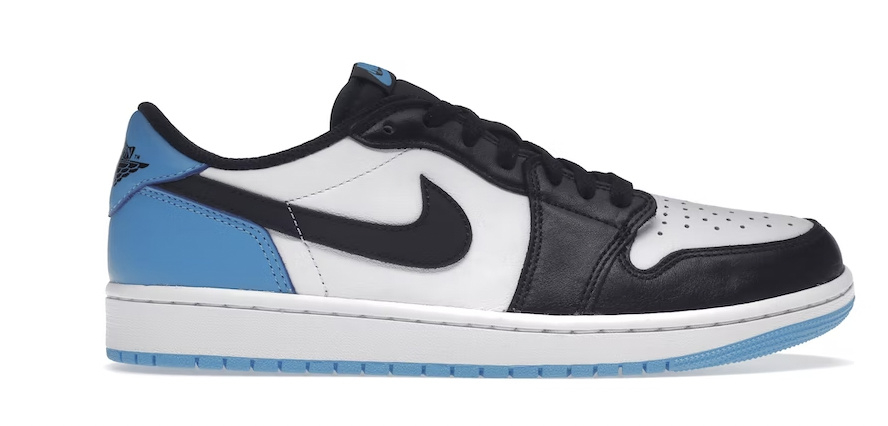 Black Dark Powder Blue Jordan 1 Low
