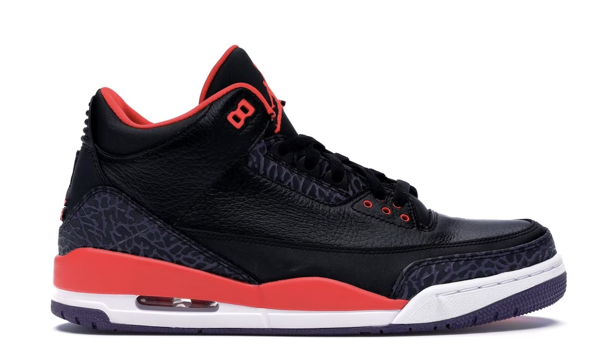 Crimson Jordan 3 Retro