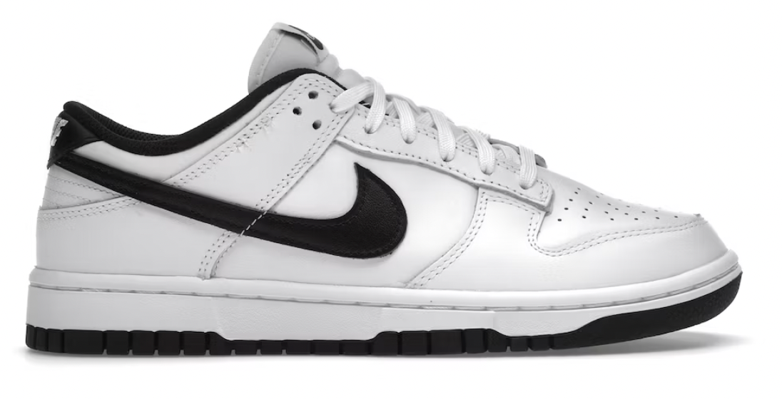White Black W Dunk Low