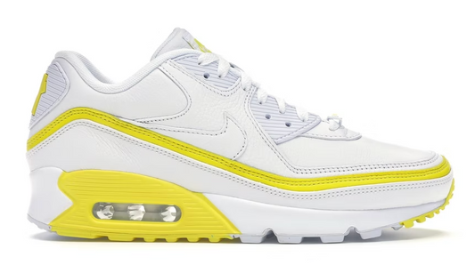White Optic Yellow Air Max 90 x Undefeated