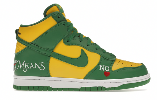 Supreme By Any Means Brazil Dunk high SB