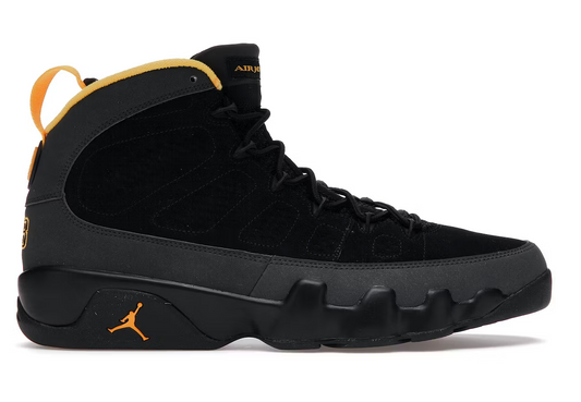 Dark Charcoal university Gold Jordan 9 Retro