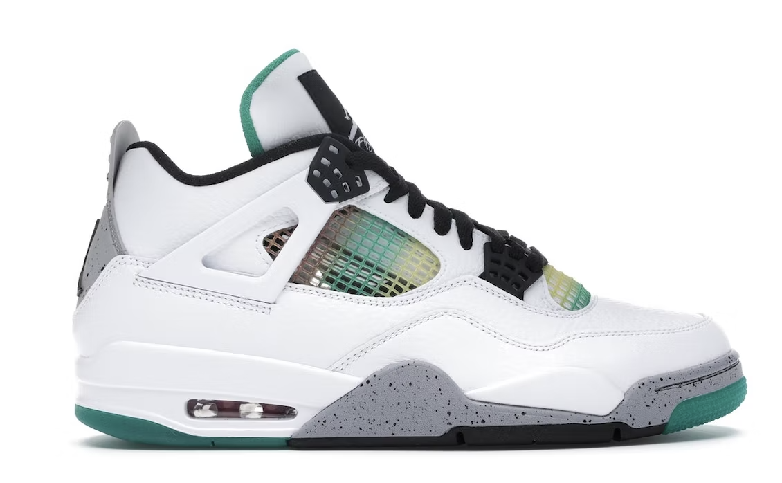 Lucid Green Rasta Jordan 4 Retro