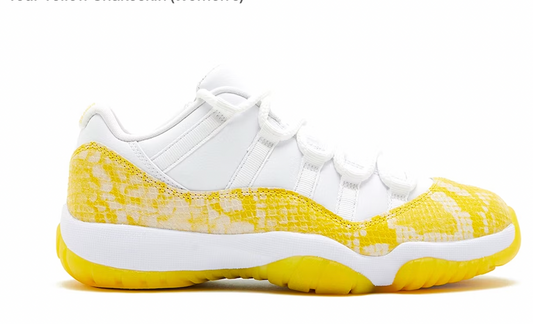 Tour Yellow Snakeskin Jordan (W) 11 Retro