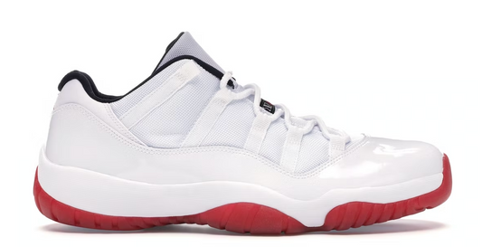 White Red Jordan 11 Low