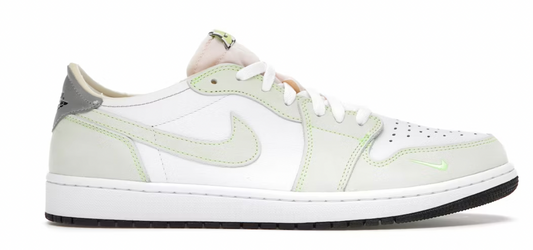 White Ghost Green Black Jordan 1 Low