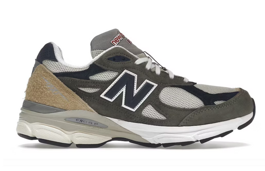 New Balance 990v3 MiUSA Grey Blue Olive