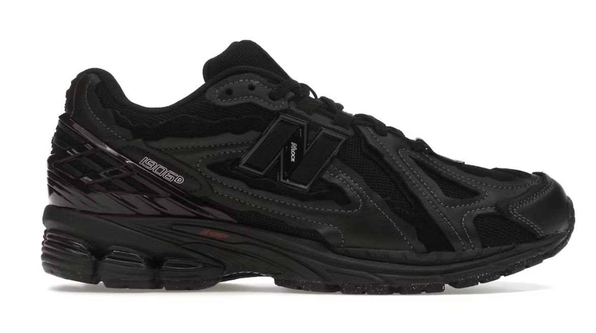 Black Leather New Balance 1906D Protection Pack
