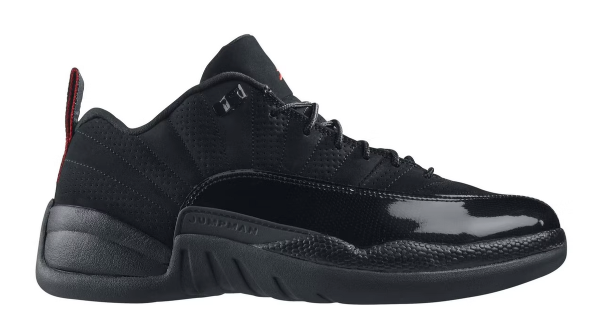 Jordan 12 Low Black Patent