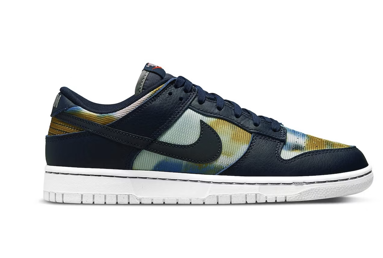 Graffiti Navy Dunk Low