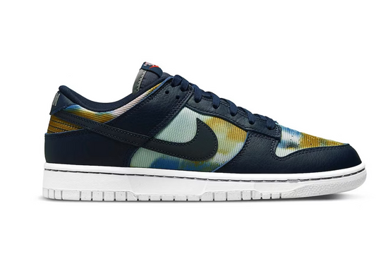 Graffiti Navy Dunk Low
