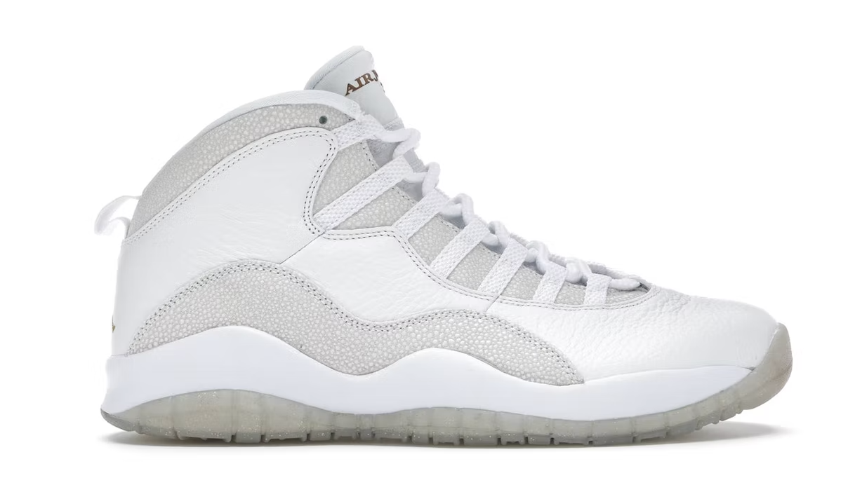 White OvO Jordan 10 Retro