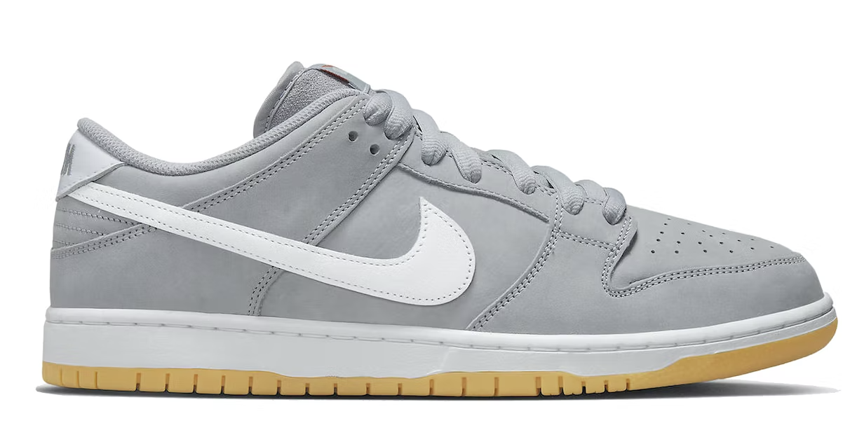 Grey Gum SB Dunk Low
