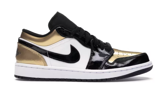 Gold Toe Jordan 1 Low