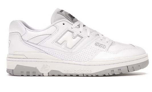 White Grey New Balance 550