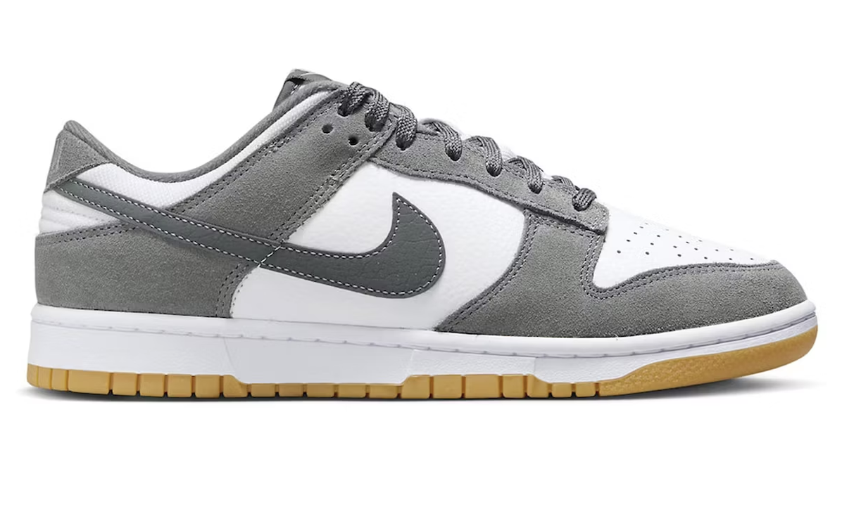 Smoke Grey Gum 3M Swoosh Dunk Low