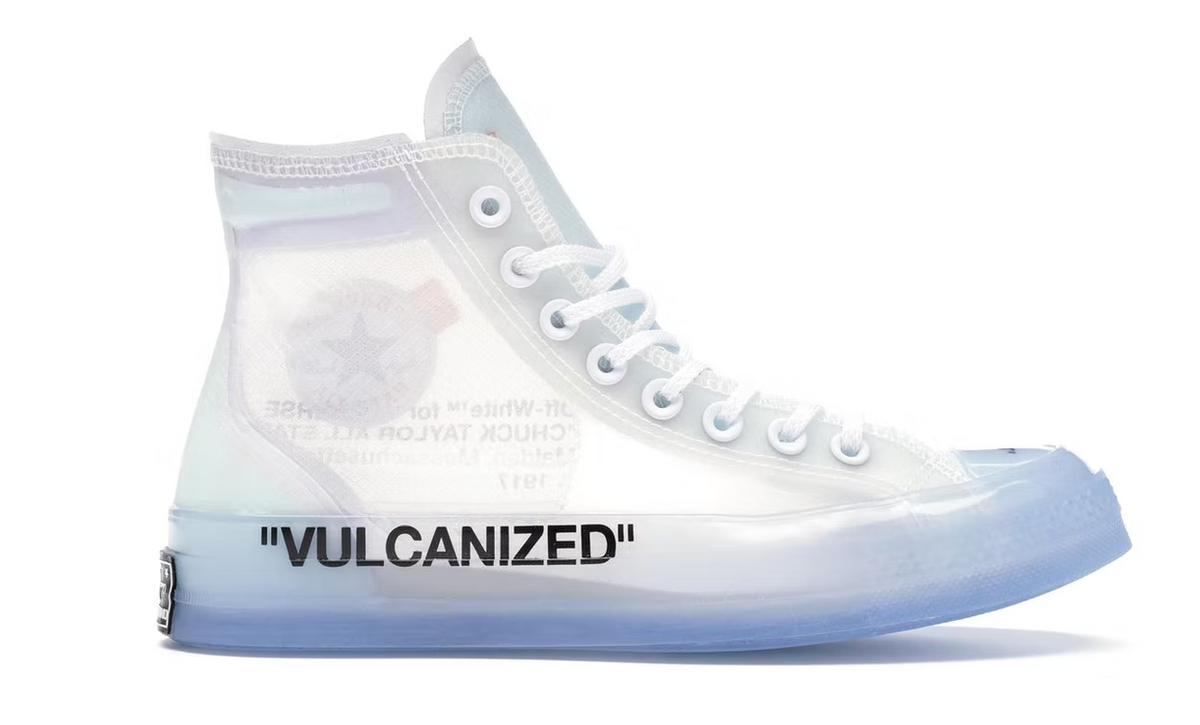 Off White Converse Chuck Taylor All-Star Vulcanized Hi