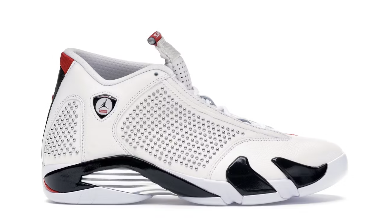 Supreme White Jordan 14 Retro